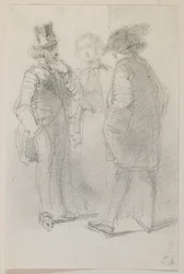 Whistler mit Freunden, 1858